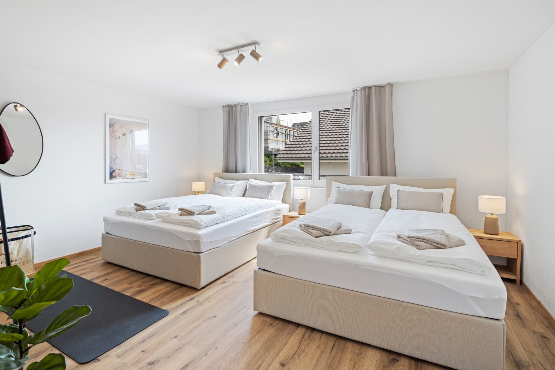 Ferienwohnung «Pilatus» – Schlafbereich
