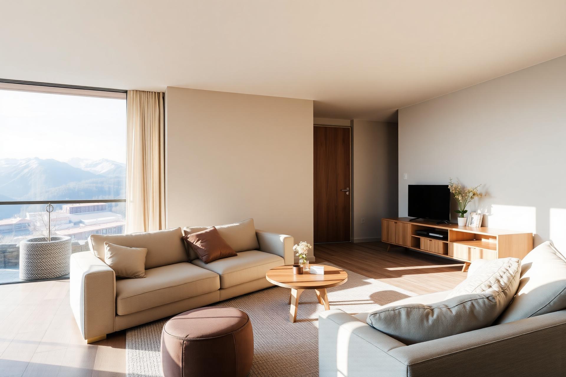 Modern möbliertes Apartment in der Schweiz